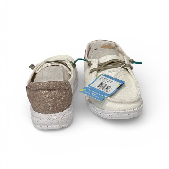 Hey Dude Wendy Youth Disco White Size K12 - Picture 13 of 14